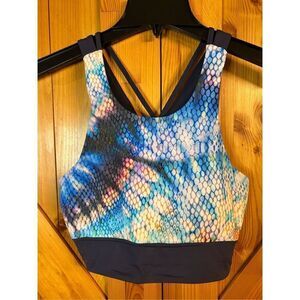 Salt Life SLX performance swimsuit, top size large navy nwt (0131)
